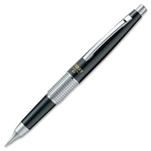 Pentel Sharp Kerry Mechanical Pencil - #2 Lead - 0.7 mm Lead Diameter - Refillable - Black Metal Barrel - 1 Each - Mechanical Pencils - PENP1037A