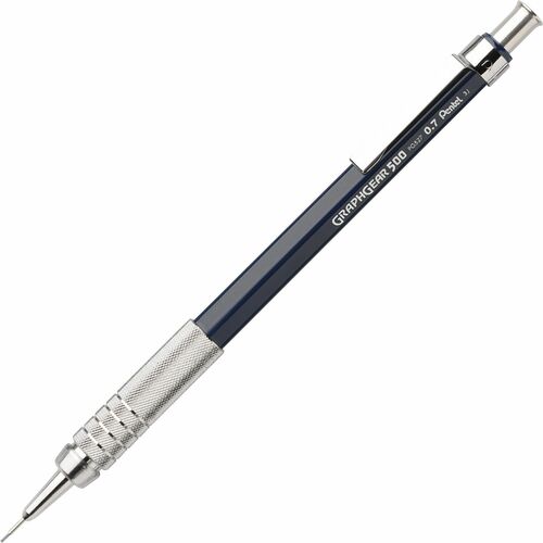 Pentel Graph Gear 500 Mechanical Pencils - #2 Lead - 0.7 mm Lead Diameter - Refillable - Blue Barrel - 1 Each