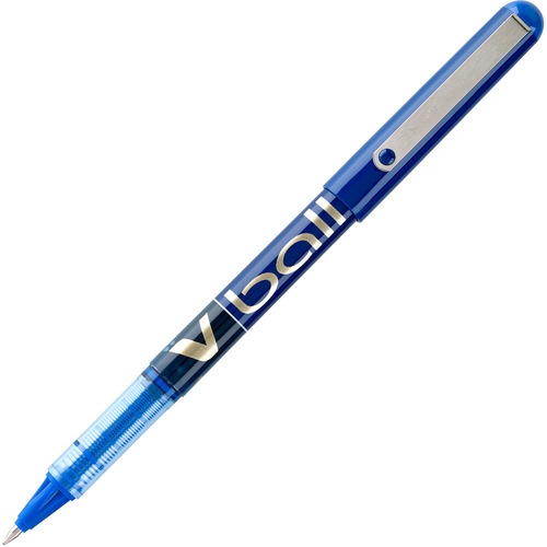 Pilot Vball Liquid Ink Pens - Fine Pen Point - 0.7 mm Pen Point Size - Blue - Blue Barrel - 1 Dozen