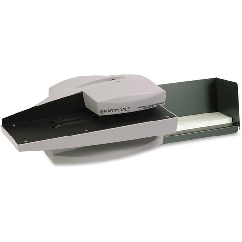 Martin Yale Premier Automatic Electric Letter Opener - 7000 Envelopes Per Hour - Desktop - Gray - 1 Each - Non-skid Feet