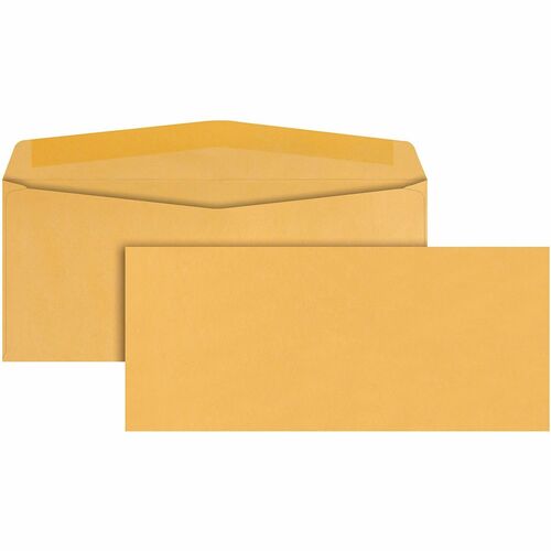 Quality Park Kraft Regular Business Envelopes - Business - #12 - 4 3/4" Width x 11" Length - 28 lb - Gummed - Kraft - 500 / Box - Kraft