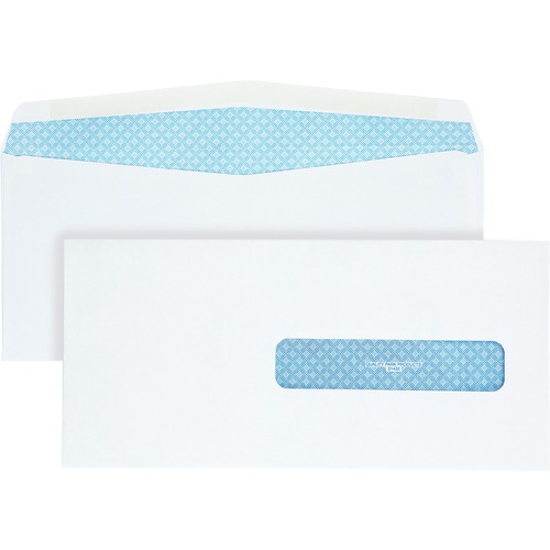 Quality Park HCFA-1500 Claim Form Envelopes - Single Window - #10 1/2 - 4 1/2" Width x 9 1/2" Length - 24 lb - Gummed - Wove - 500 / Box - White