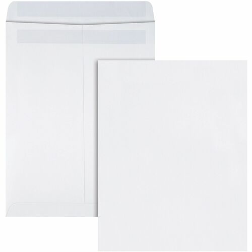 Quality Park 9-1/2 x 12-1/2 Catalog Mailing Envelopes with Redi-Seal® Self-Seal Closure - Catalog - #12 1/2 - 9 1/2" Width x 12 1/2" Length - 28 lb - Self-sealing - Wove - 100 / Box - White