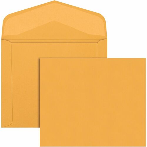 Quality Park 10 x 12 Extra Heavyweight Document Mailers - Catalog - 10" Width x 12" Length - 50 lb - Gummed - Kraft - 100 / Box - Kraft