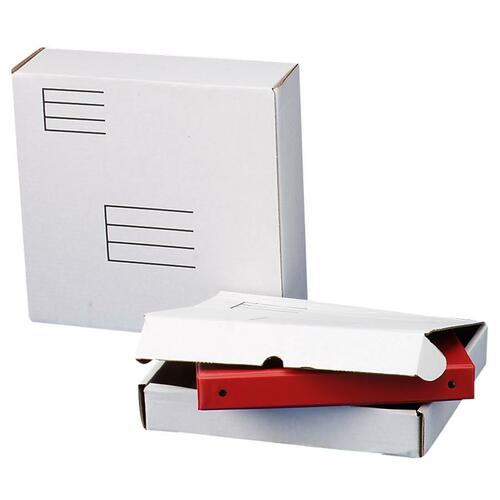 Quality Park White Corrugated Binder Mailer - Corrugated - 10 1/2" Width x 12" Length - 2 1/8" Gusset - 1Each - White