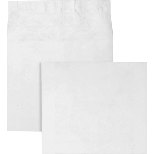 Survivor® 12 x 16 x 2 DuPont Tyvek Expansion Envelopes with Self-Seal Closure - Expansion - 12" Width x 16" Length - 2" Gusset - 18 lb - Peel & Seal - Tyvek - 100 / Carton - White