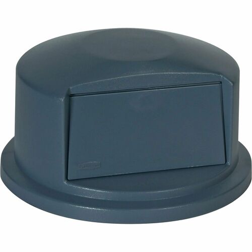 Rubbermaid Commercial Brute 32 Gallon Dome-shaped Lids - Dome - Plastic - 1 Each - Gray