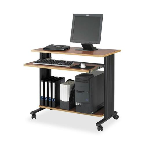 Safco Muv 35" Fixed Height Desk - Rectangle Top - Adjustable HeightAssembly Required - Steel, Wood - 1 Each