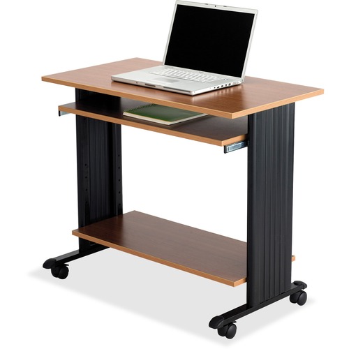 Safco Muv 35" Fixed Height Desk - Rectangle Top - Adjustable HeightAssembly Required - Steel, Wood - 1 Each