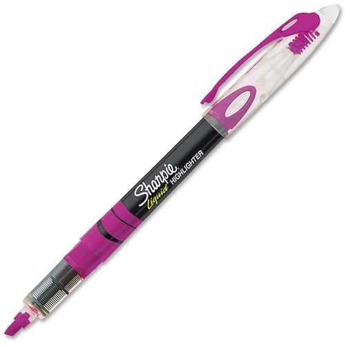 Sanford Accent Pen-Style Liquid Highlighter - Micro Marker Point - Chisel Marker Point Style - Fluorescent Pink Water Based Ink