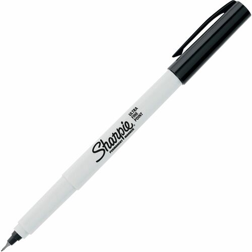 Sharpie Precision Permanent Markers - Ultra Fine Marker Point - Narrow Marker Point Style - Black Alcohol Based Ink - 12 / Dozen