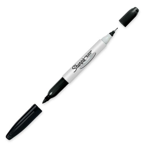 Picture of CD/DVD Permanent Marker, Fine/Ultra Fine Point, Black