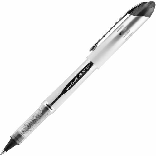uniball™ Vision Elite Rollerball Pens - Bold Pen Point - 0.8 mm Pen Point Size - Refillable - Black Gel-based Ink - 1 Each