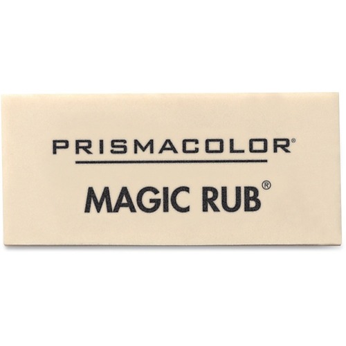 Prismacolor Magic Rub Eraser - Gray - Vinyl - 12 / Dozen - Non-smudge, Non-marring, Smear Resistant