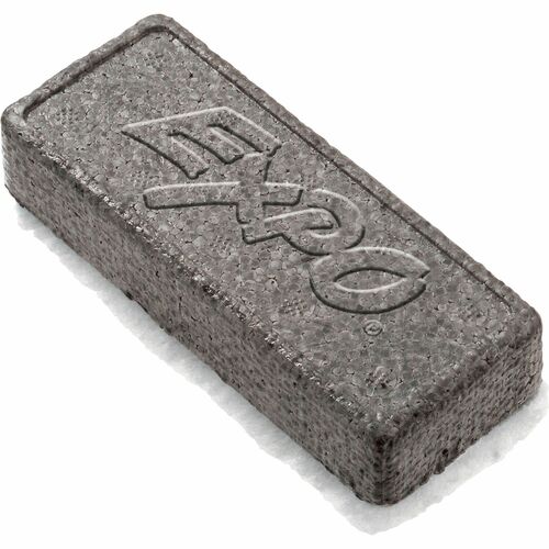 Expo Marker Board Eraser - 1.25" (31.75 mm) Width x 5.13" (130.18 mm) Length - Charcoal Gray - 1Each