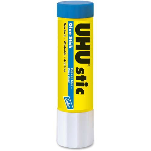 UHU Color Glue Stic, Blue, 21g - 21 g - 1 Each - Blue - Glue Sticks & Pens - UHU9U99602