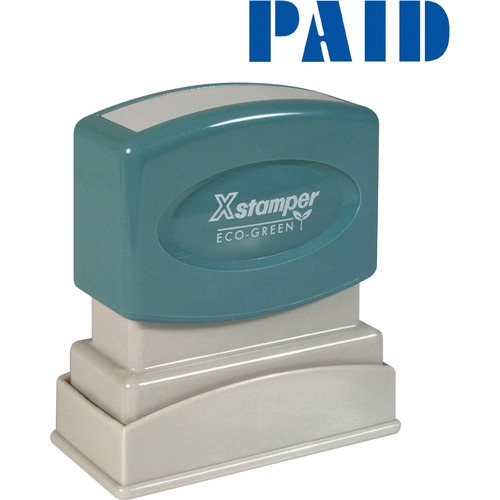Picture of Xstamper Blue PAID Title Stamp