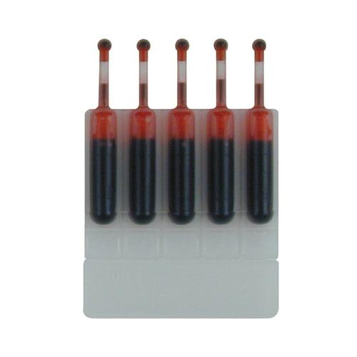 Xstamper Preinked Stamps Ink Cartridge Refills - Red Ink - 0.17 fl oz - 5 / Pack