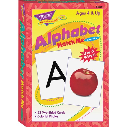 Picture of Trend Alphabet Match Me Flash Cards