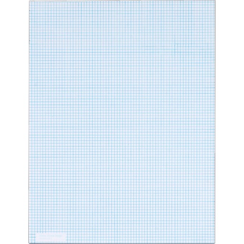 TOPS Graph Pad - 50 Sheets - Both Side Ruling Surface - 20 lb Basis Weight - Letter - 8 1/2" x 11" - White Paper - 1 / Pad