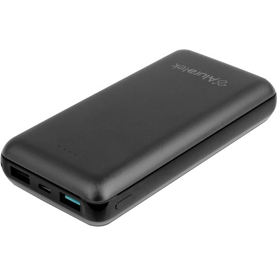 Aluratek 20,000 mAh Portable Battery Charger - For Tablet PC, Gaming Device, Smartphone, MP3 Player, Bluetooth Speaker, Bluetooth Headset, e-book Reader - Lithium Ion (Li-Ion) - 20000 mAh - 2 A - 5 V DC Output - 5 V DC Input - 2