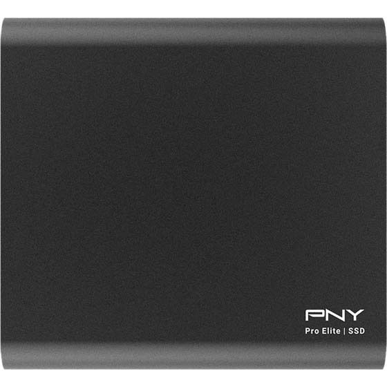 PNY Pro Elite 250 GB Portable Solid State Drive - External - USB 3.1 Type C - 880 MB/s Maximum Read Transfer Rate - 3 Year Warranty