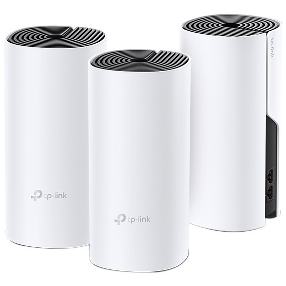 TP-LINK (Deco P9 3-pack)  Whole Home Hybrid Mesh Wi-Fi System AC1200 + AV1000 Powerline Hybrid Mesh WiFi System, 3pack  – More Stable than Tri-band Powered by Powerline through Walls, Seamless Roaming, Adaptive Routing, Up to 6,000 sq.ft Coverage, Works with Alexa