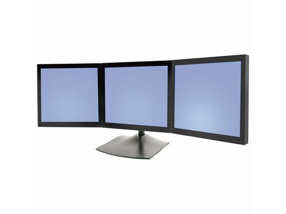 Image for Ergotron DS100 Triple-Monitor Desk Stand - Up to 93lb - Up to 21" Flat Panel Display - Black from HP2BFED