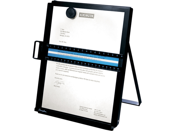 Image for Kensington Metal Letter Size Copyholder - Support 8.50" x 11" Media - 1.5" x 12.5" x 9.3" - Metal, Steel - Black from HP2BFED