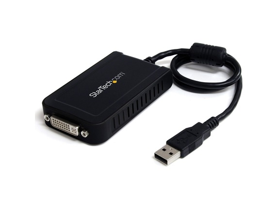Image for StarTech.com USB to DVI External Video Card Multi Monitor Adapter - 1920x1200 - Connect a DVI display for an extended desktop mu from HP2BFED