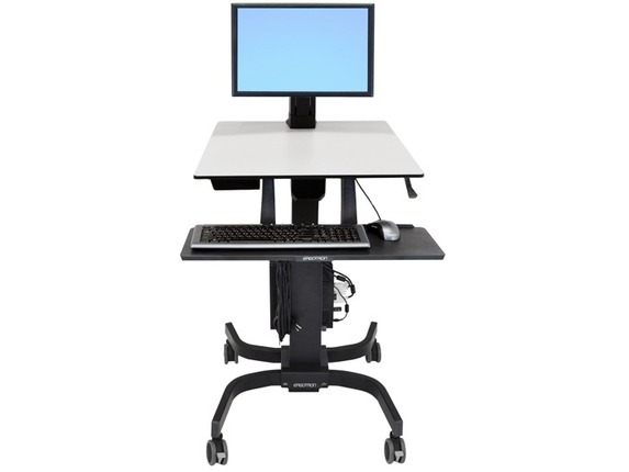 Image for Ergotron WorkFit-C Single LD Sit-Stand Workstation - Up to 24" Screen Support - 16.09 lb Load Capacity - 23.9" Width x 22.8" Dep from HP2BFED