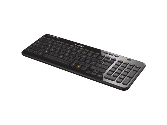 Image for Logitech K360 Wireless Keyboard - Wireless Connectivity - RF - 2.40 GHz - USB Interface Email, Play/Pause, Previous Track, Next from HP2BFED