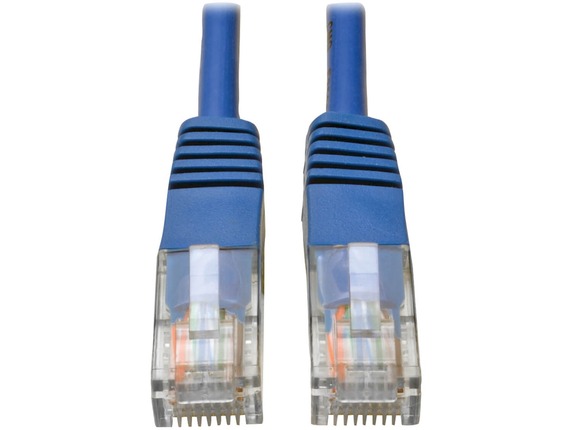 Image for Tripp Lite 30ft Cat5e / Cat5 350MHz Molded Patch Cable RJ45 M/M Blue 30' - 30 ft Category 5e Network Cable for Network Device - from HP2BFED