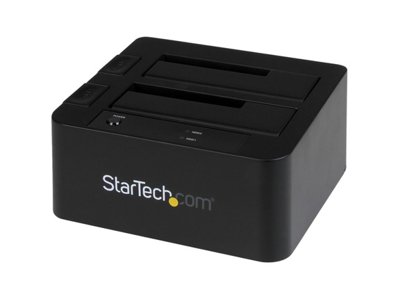Image for StarTech.com Dual-Bay USB 3.0 / eSATA to SATA Hard Drive Docking Station, 2.5/3.5" SATA III, SSD/HDD Dock, Top-Loading - Dual-Ba from HP2BFED
