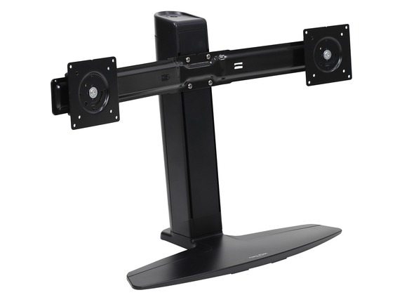 Image for Ergotron Neo-Flex Dual LCD Lift Stand - Up to 24" Screen Support - 34 lb Load Capacity - LCD Display Type Supported - Desktop - from HP2BFED