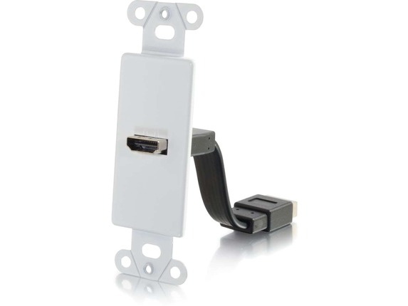 Image for C2G HDMI Pass Through Wall Plate - White - Aluminum - 1 x HDMI Port(s) from HP2BFED