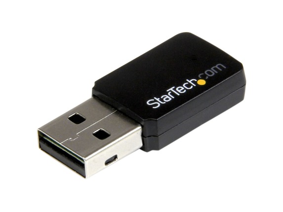 Image for StarTech.com USB 2.0 AC600 Mini Dual Band Wireless-AC Network Adapter - 1T1R 802.11ac WiFi Adapter - Add dual-band Wireless-AC c from HP2BFED