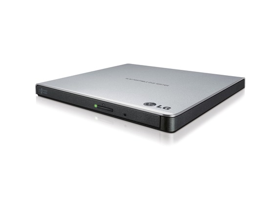 Image for LG GP65NS60 DVD-Writer - External - 1 x Retail Pack - Silver - DVD-RAM/&#177;R/&#177;RW Support - 24x CD Read/24x CD Write/24x C from HP2BFED