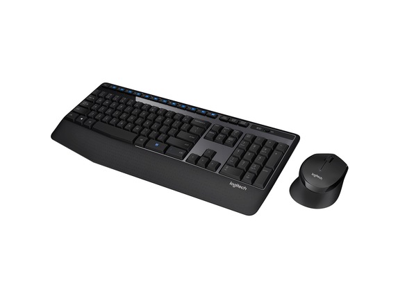 Image for Logitech Wireless Combo MK345 - USB Wireless RF 2.40 GHz Keyboard - Black - USB Wireless RF Mouse - Optical - 1000 dpi - 3 Butto from HP2BFED