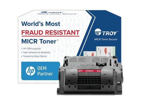 Image for Troy Toner Secure Original MICR Toner Cartridge - Alternative for HP, Troy - Black - Laser - High Yield - 25000 Pages from HP2BFED