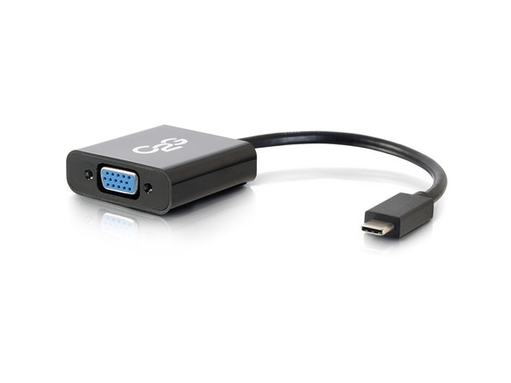 Image for C2G USB C to VGA Video Adapter Converter - USB 3.1 - 1080p - M/F - USB Type C to VGA Video Adapter Dongle Hub from HP2BFED