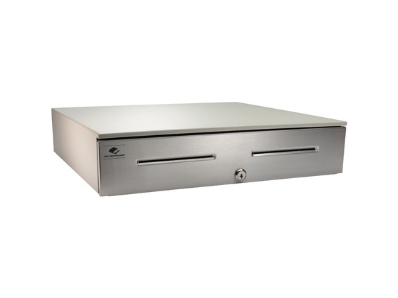 Image for apg Series 4000 1816 Cash Drawer - 5 Bill - 5 Coin - 2 Media Slot - USB, - Stainless Steel, Steel - Cloud White - 4.2" Height x from HP2BFED