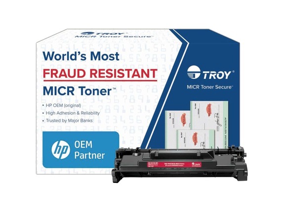 Image for Troy Toner Secure Original MICR Toner Cartridge - Alternative for Troy, HP - Black - Laser - High Yield - 9000 Pages - 1 Pack from HP2BFED