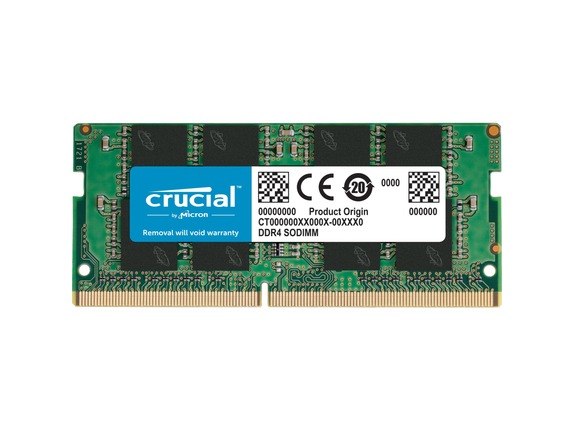 Image for Crucial 8GB DDR4-2400 SODIMM - For Notebook - 8 GB - DDR4-2400/PC4-19200 DDR4 SDRAM - 2400 MHz - CL17 - 1.20 V - Non-ECC - Unbuf from HP2BFED