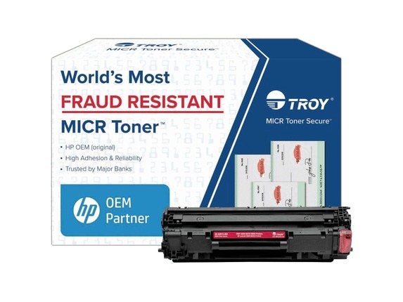 Image for Troy Toner Secure Original MICR Toner Cartridge - Alternative for Troy, HP - Black - Laser - 1500 Pages - 1 Pack from HP2BFED