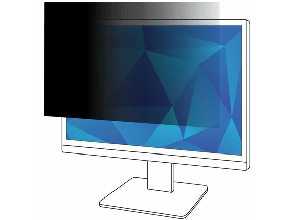 Image for 3M Privacy Filter Black, Matte - For 23" Widescreen LCD Monitor - 16:9 - Scratch Resistant, Fingerprint Resistant, Dust Resistan from HP2BFED