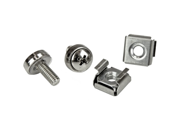 Image for StarTech.com Rack Screws - 20 Pack - Installation Tool - 12 mm M5 Screws - M5 Nuts - Cabinet Mounting Screws and Cage Nuts - Ins from HP2BFED