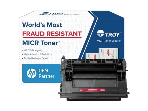 Image for Troy Toner Secure Original MICR Toner Cartridge - Alternative for Troy, HP - Black - Laser - High Yield - 25000 Pages - 1 Pack from HP2BFED