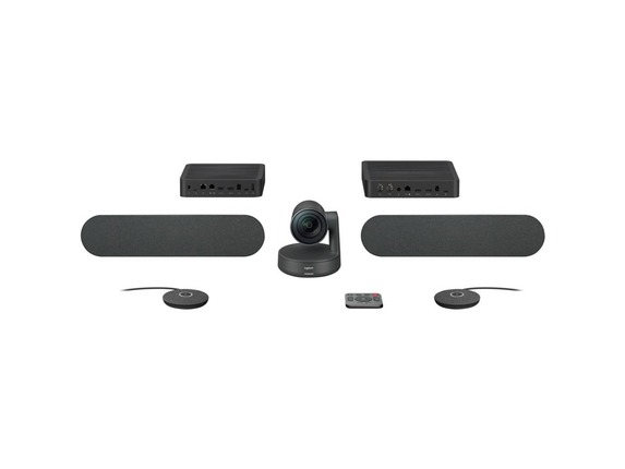 Image for Logitech Rally Plus Video Video Conference Equipment - Full HD - 30 fps - 1 x Network (RJ-45) - USB - Gigabit Ethernet - Externa from HP2BFED