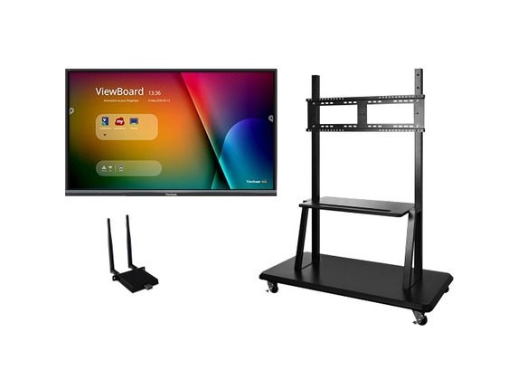 Image for ViewSonic IFP6550-E2 - 65" ViewBoard 4K Ultra HD Interactive Flat Panel Bundle - 65" LCD - ARM Cortex A53 1.20 GHz - 2 GB - Infr from HP2BFED